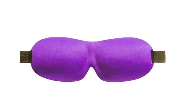 Levně 3D Maska na spaní Upgrade Fialová