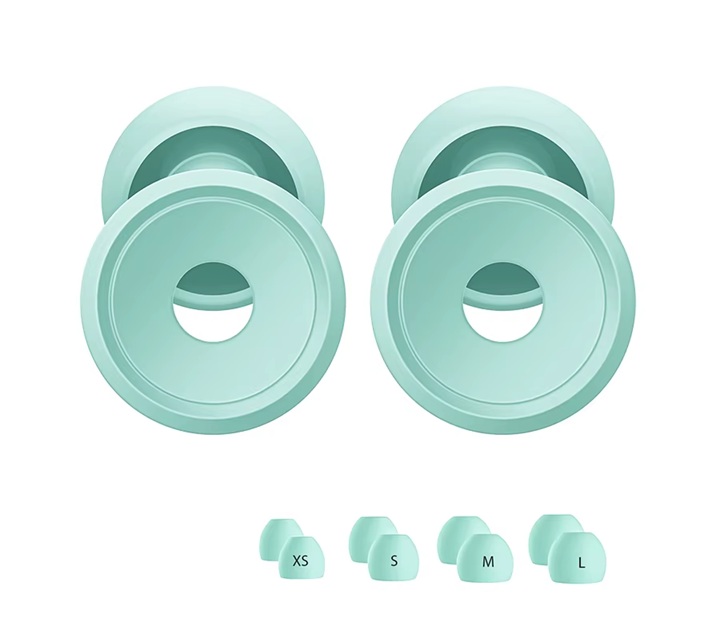 Earplugs špunty do uší s usazovacím kroužkem Barva: Tyrkysová