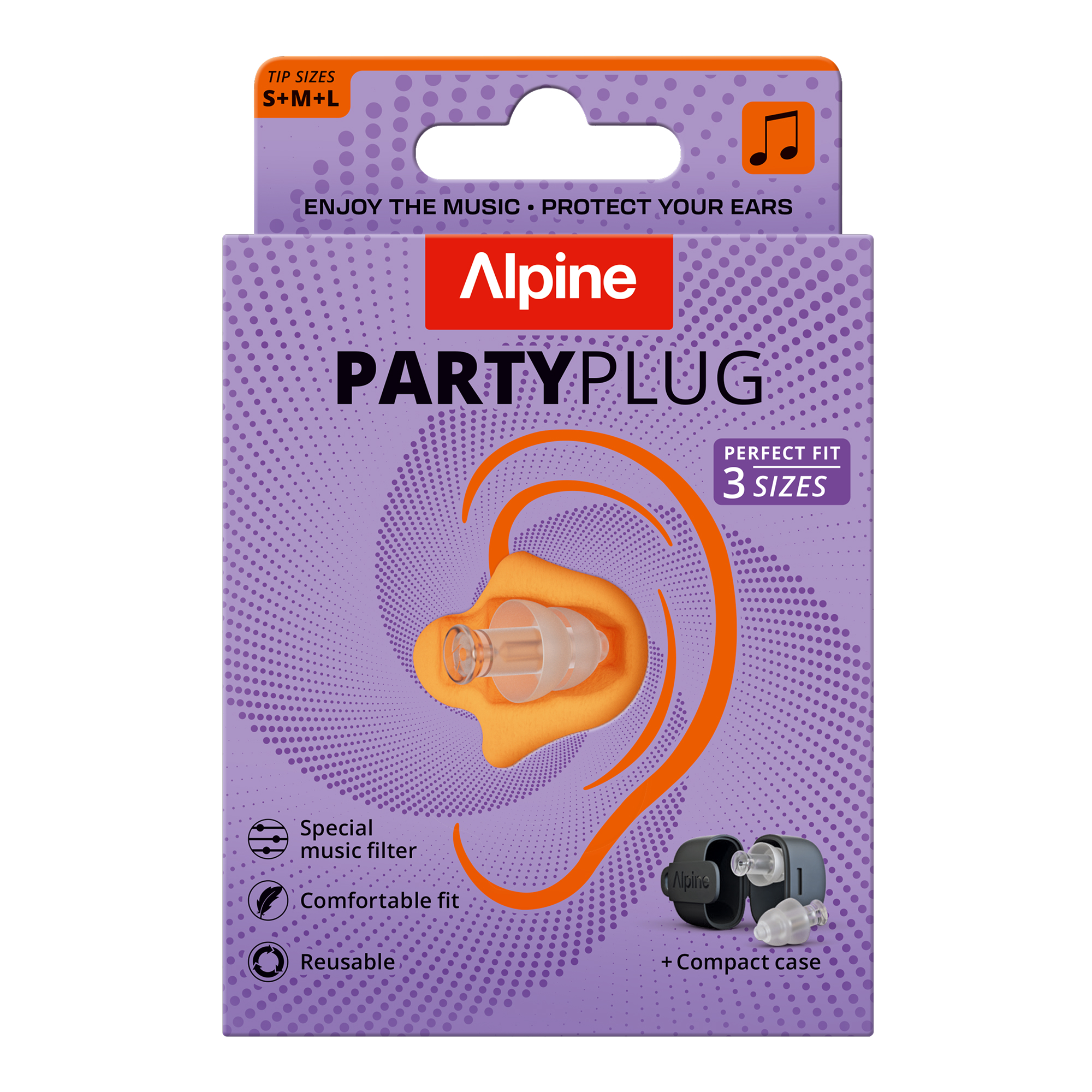 Alpine Party Plug 2025 Barva: Transparentní