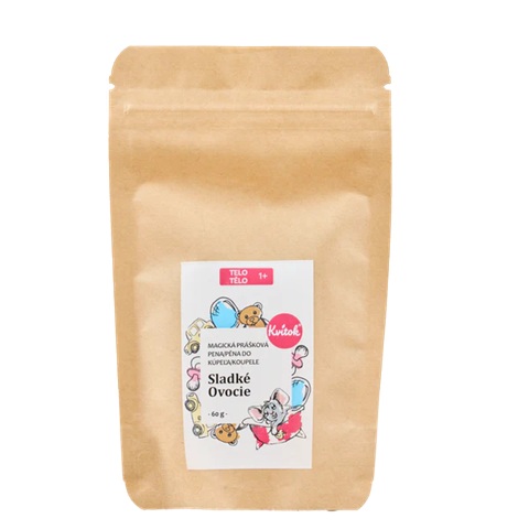 KVITOK Magická pěna do koupele sladké ovoce 60 g