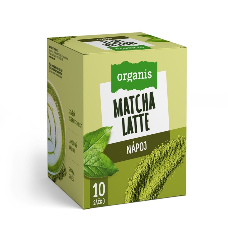 ORGANIS Matcha latte 10 x 17 g