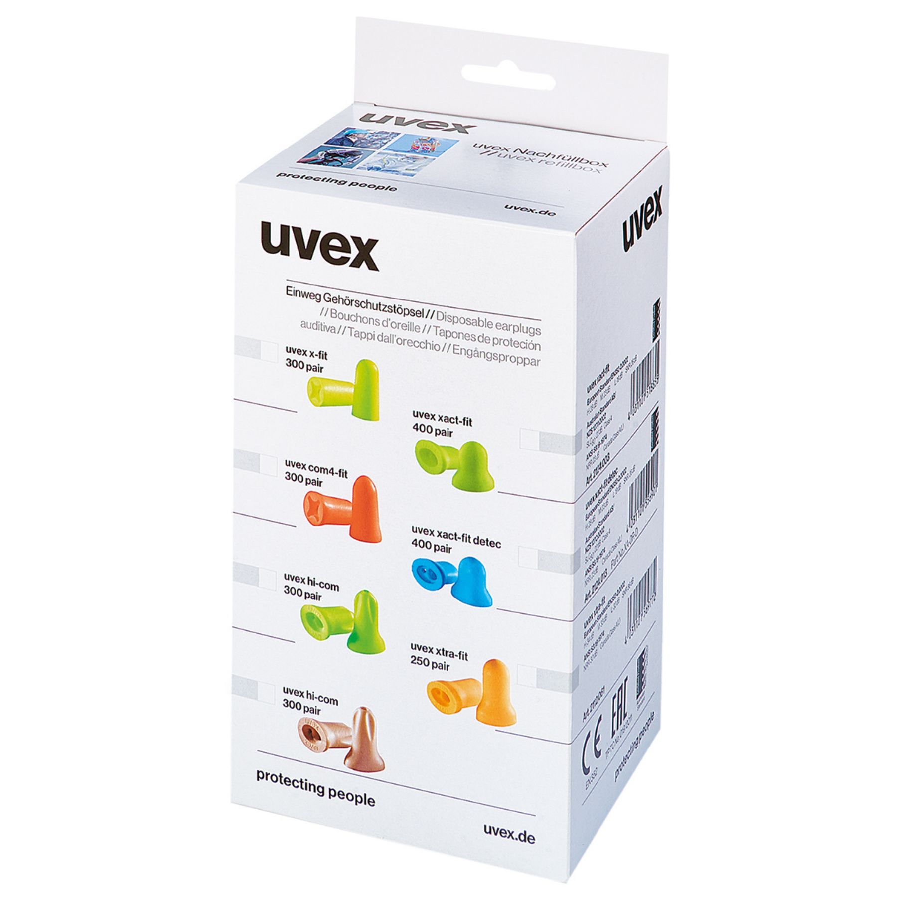 UVEX com4-fit - 300 párů (náhradní balení)