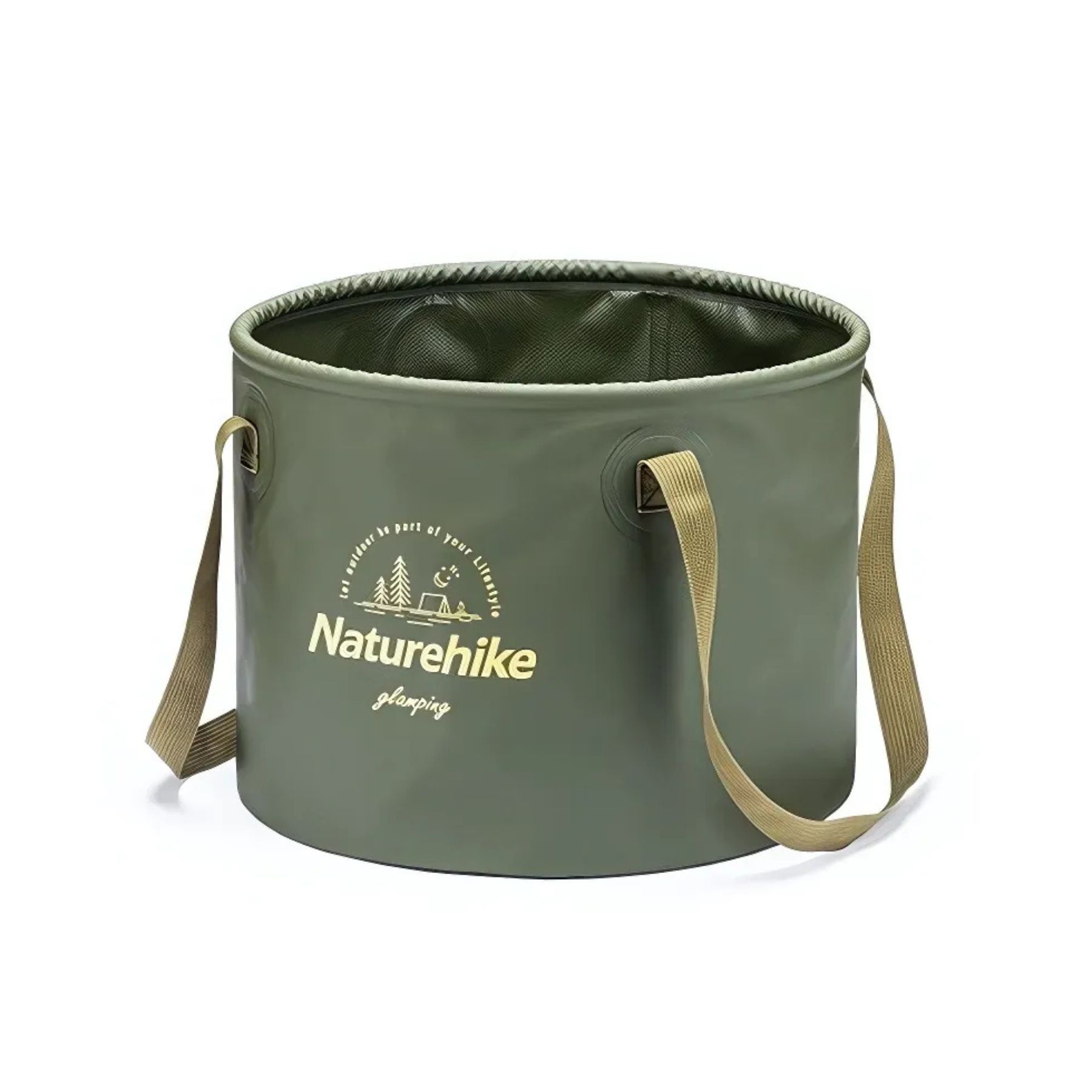 Naturehike Skládací cestovní kyblík Barva: Zelená, Velikost: 20 litrů