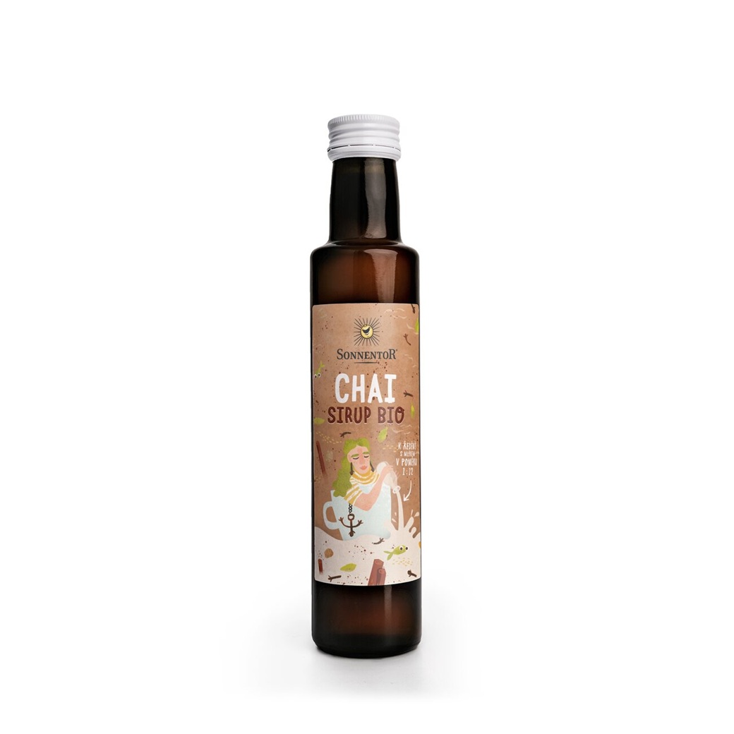 Sonnentor Chai sirup bylinný nápojový koncentrát bio 250 ml