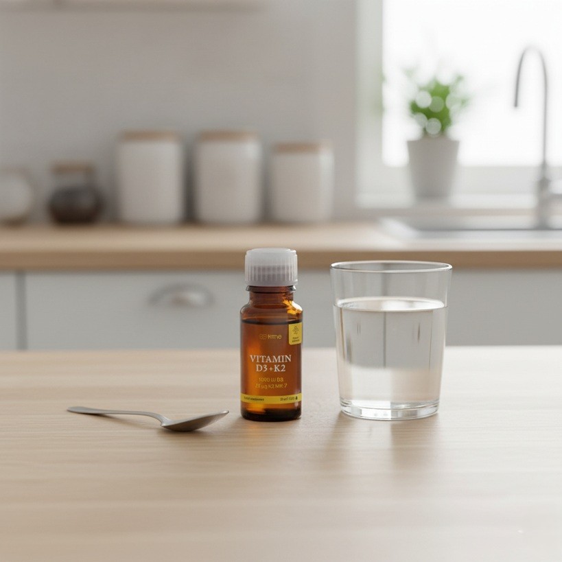 Trime vitamín D3 + K2 1000 IU D3 / 25 μg K2-MK7 500 dávek (obrázek 3)