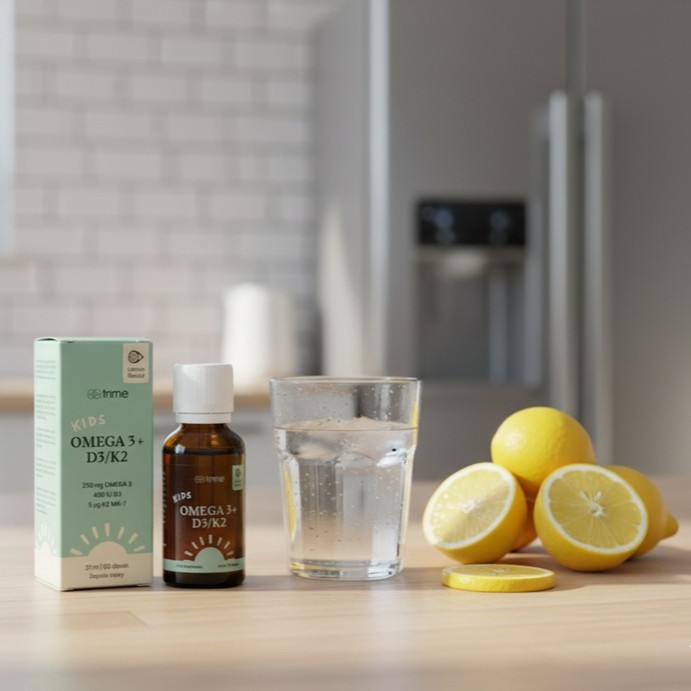 Trime Kids Omega 3 + D3/K2 citronová příchuť 60 dávek (obrázek 3)