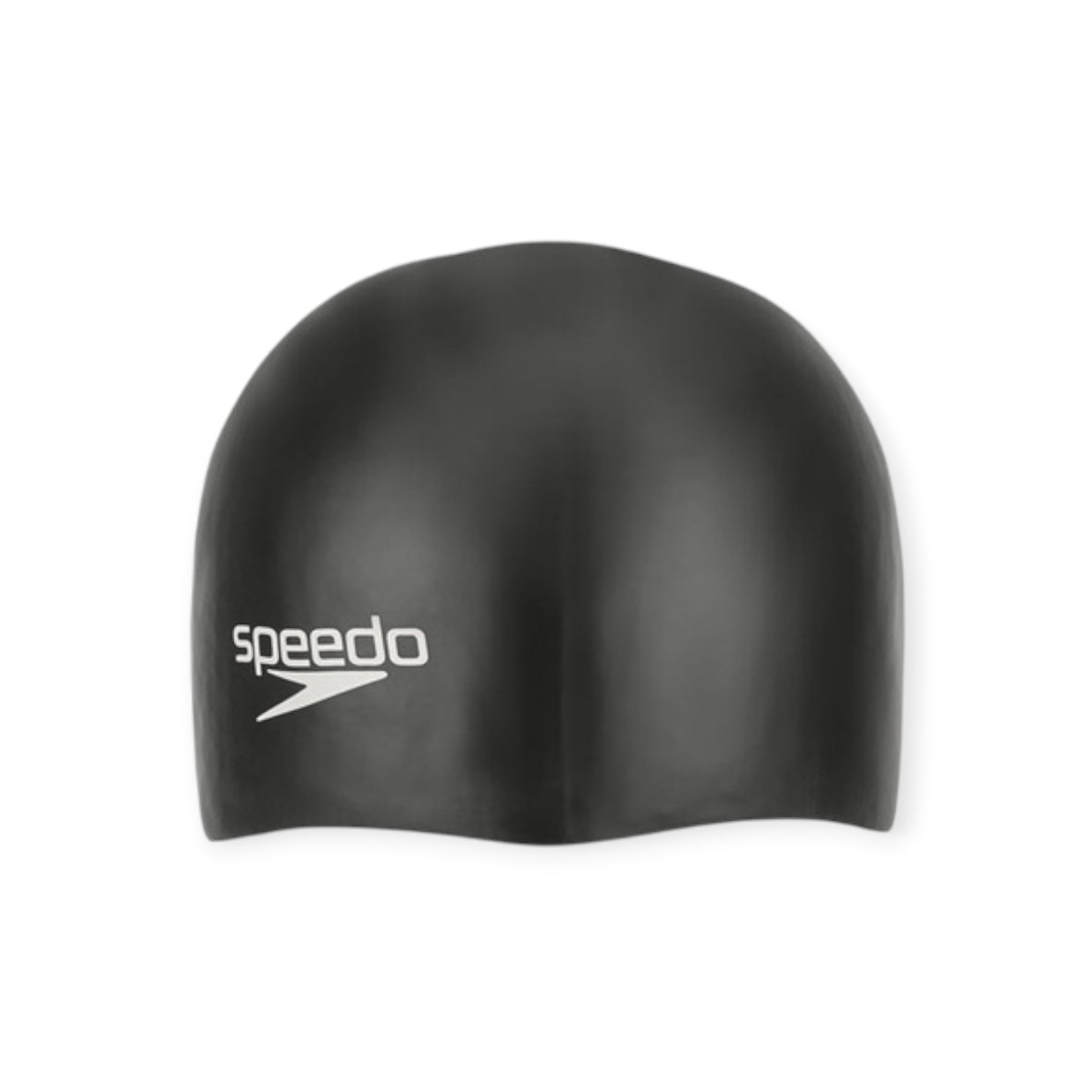 Speedo Plain Moulded - silikonová čepice na plavání pro dospělé Barva: Černá