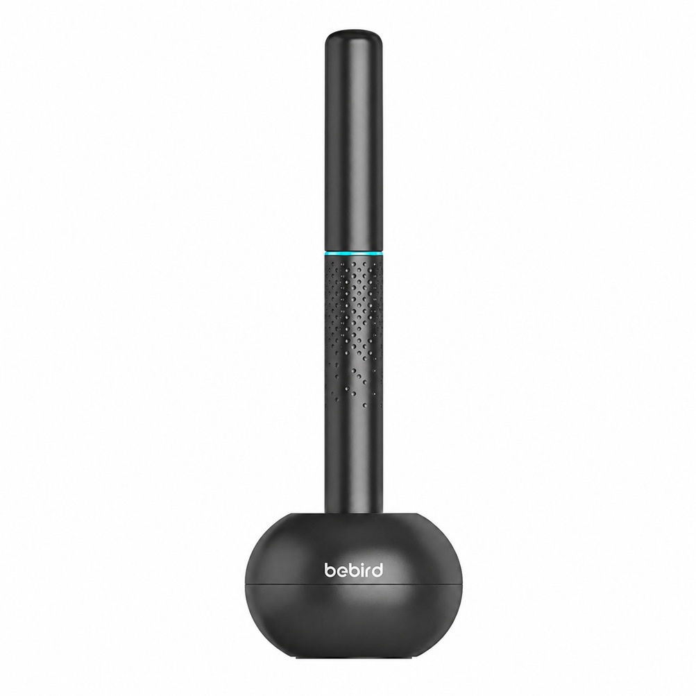 Bebird M9 S Smart Visual Ear-Clean Rod modrá / Otoskop / chytré čištění uší / mini kamera / propojení s aplikací (Bebird M9 S) Barva: Černá