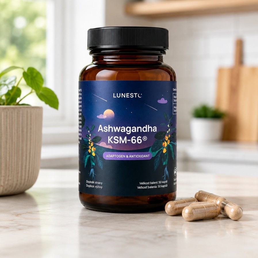 Lunesto Ashwagandha KSM-66® 50 kapslí (obrázek 5)