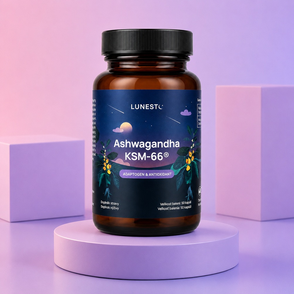 Lunesto Ashwagandha KSM-66® 50 kapslí (obrázek 3)