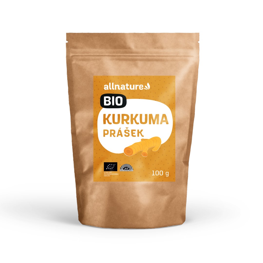 Allnature Kurkuma prášek Bio 100 g