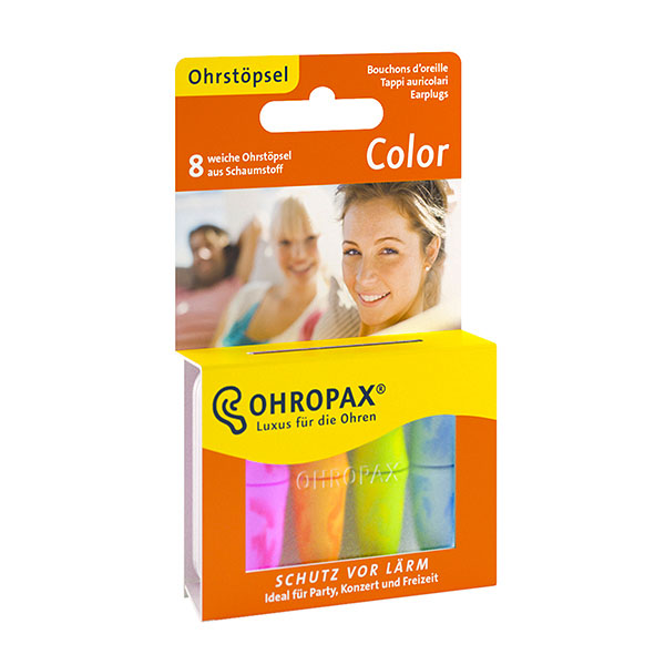 Ohropax Color Špunty do uší 8 ks