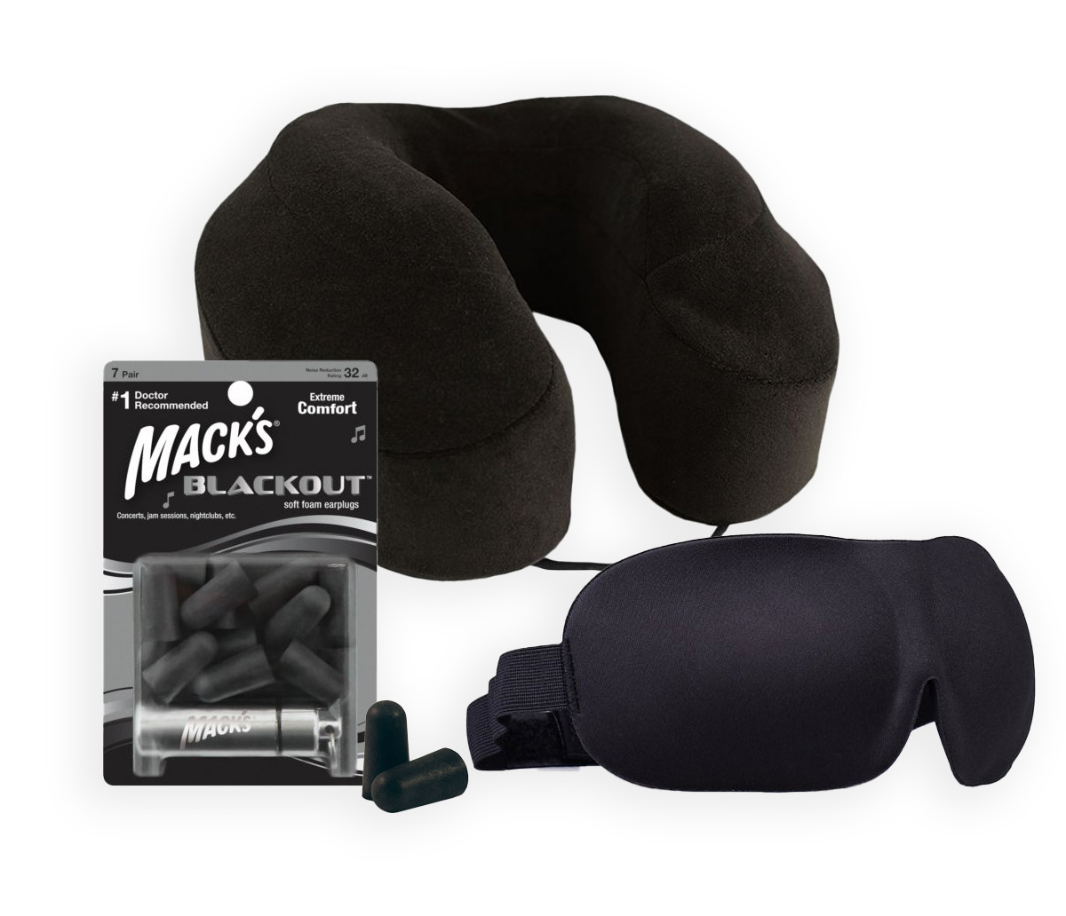 Levně 3v1 Cestovní sada Black