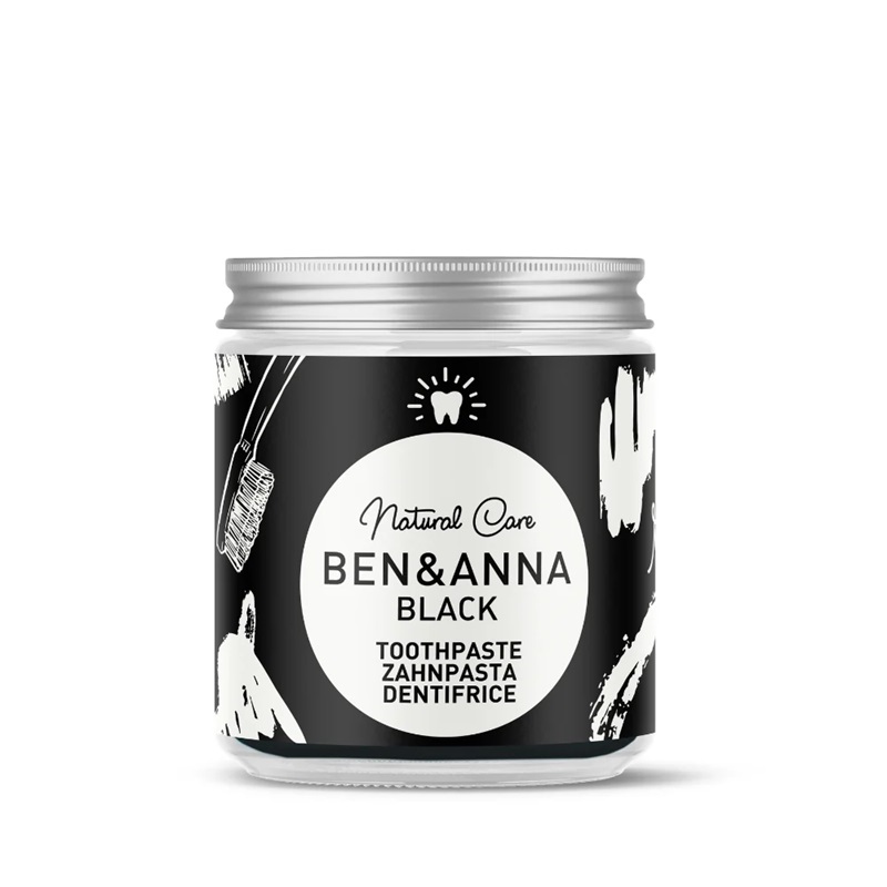 Levně Ben & Anna Zubní pasta pro bělení zubů s aktivním uhlím (100 ml)