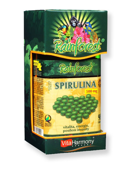 Rainforest Spirulina 500 mg - 90 tbl.