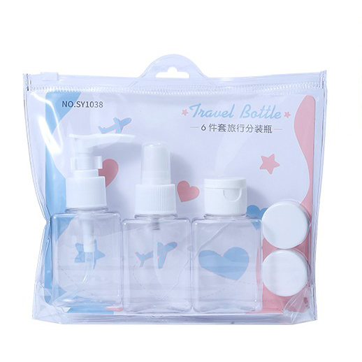 Cestovní sada lahviček na kosmetiku SY1038