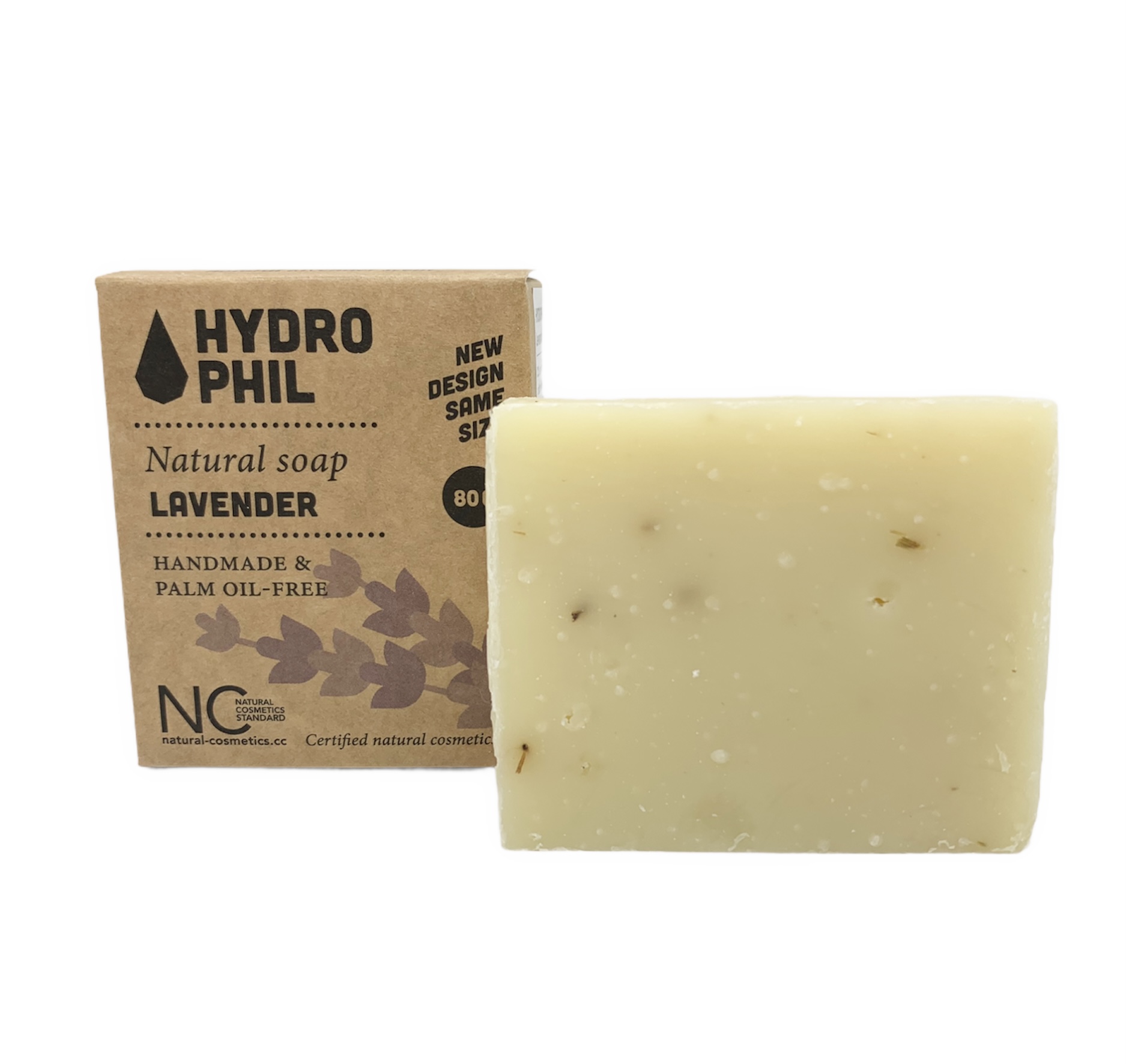 Hydrophil Tuhé mýdlo - levandule (80 g)