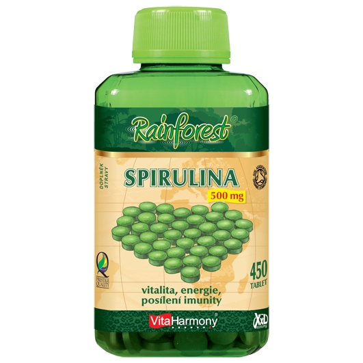 Rainforest XXL Spirulina 500 mg - 450 tbl.