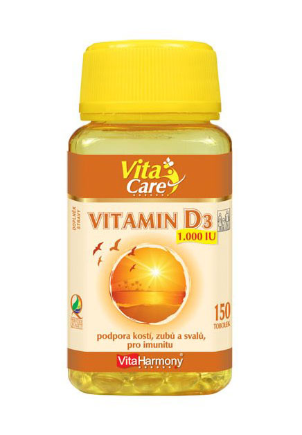 Vitaharmony Vitamin D3 150 kapslí