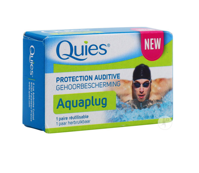 Quies Aquaplug - 1 pár Silikonové špunty do vody