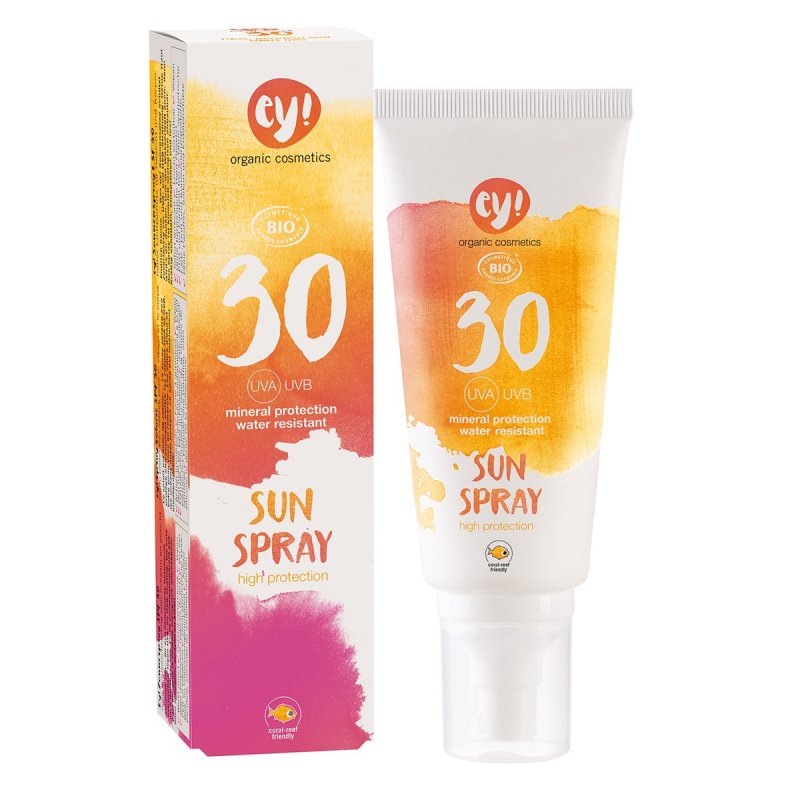 Ey! Opalovací krém ve spreji SPF 30 BIO, 100 ml