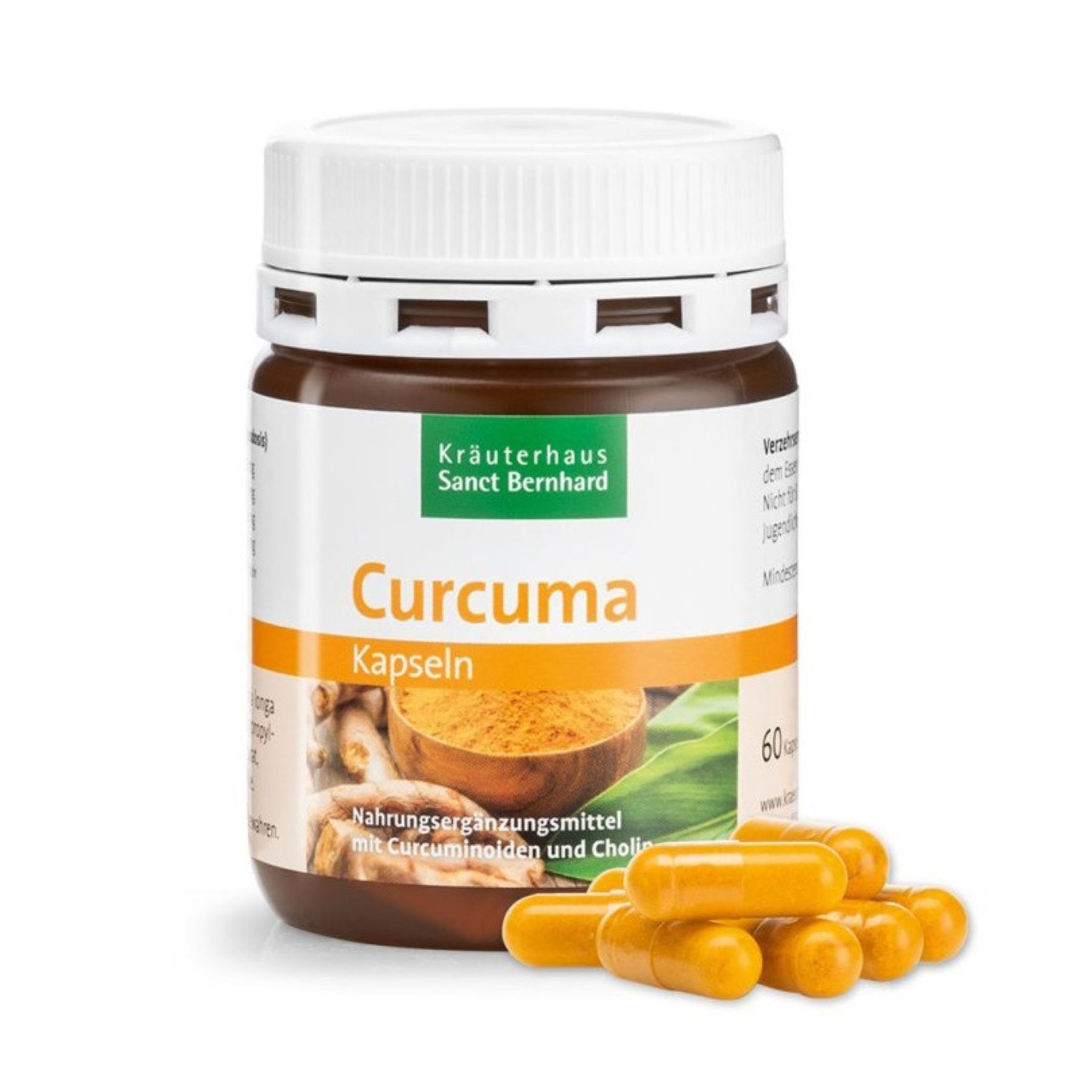 Sanct Berhanrd Kurkuma kapsle 60 cps.