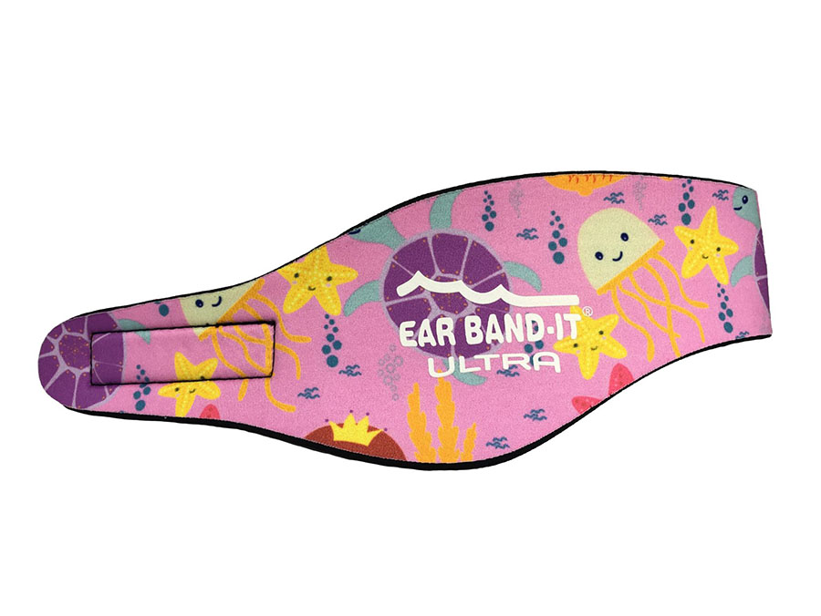 Ear Band-It® Ultra Mořský život Čelenka na plavání Velikost čelenky: Malá (1-3 let)