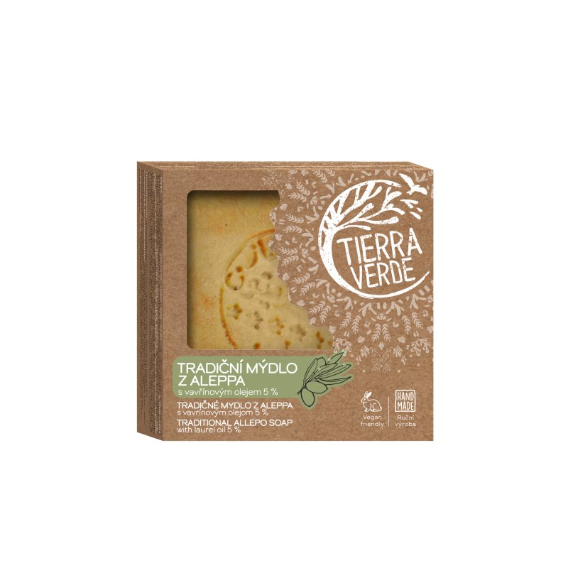 Tierra Verde – Mýdlo Aleppo 5 %, 190 g