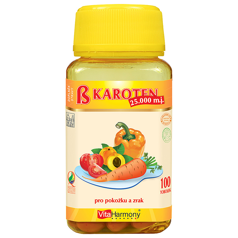 Beta karoten 25.000 m.j. (15 mg) - 100 tob.