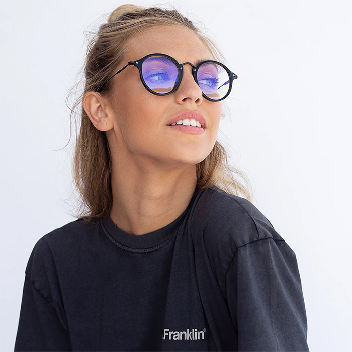 D.Franklin Roller brýle proti modrému světlu Barva: Hnědá (obrázek 3)