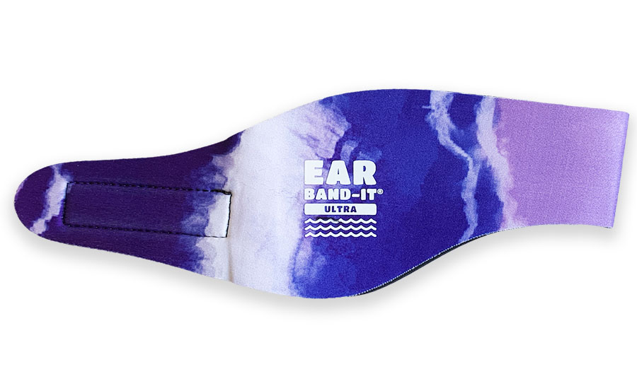 Ear Band-It® Ultra Batikovaná fialová Velikost čelenky: Malá