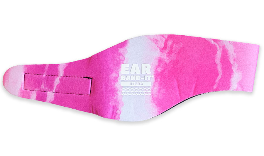 Ear Band-It® Ultra Batikovaná růžová Velikost čelenky: Střední (4-9 let)