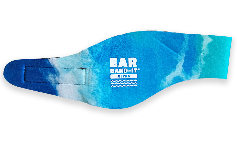 Ear Band-It® Ultra Batikovaná modrá Velikost čelenky: Malá (1-3 let)