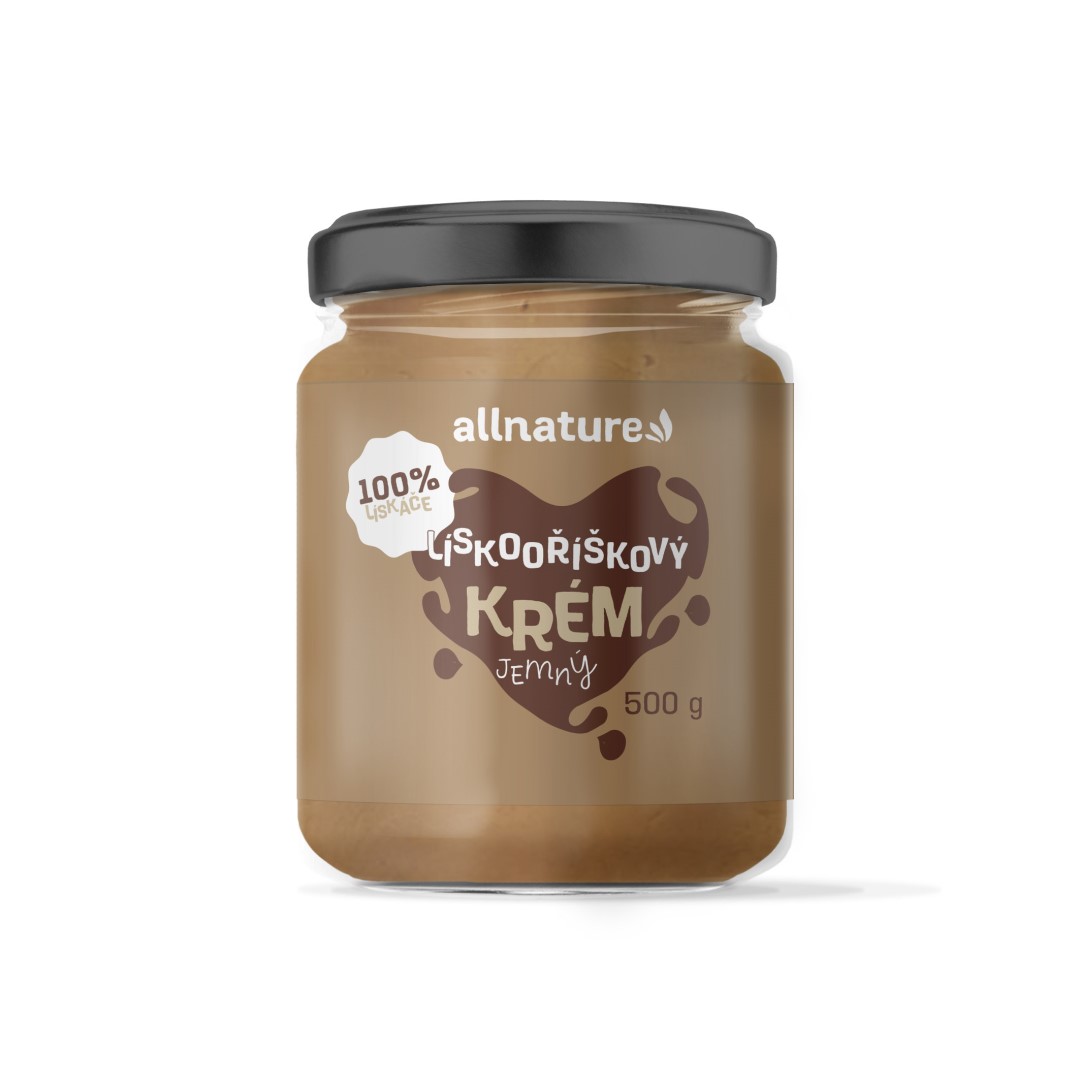 ALLNATURE Lískooříškový krém 500 g
