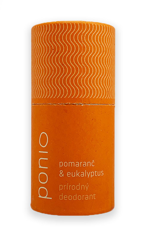 Ponio Pomeranč a eukalyptus, přírodní deodorant 65g