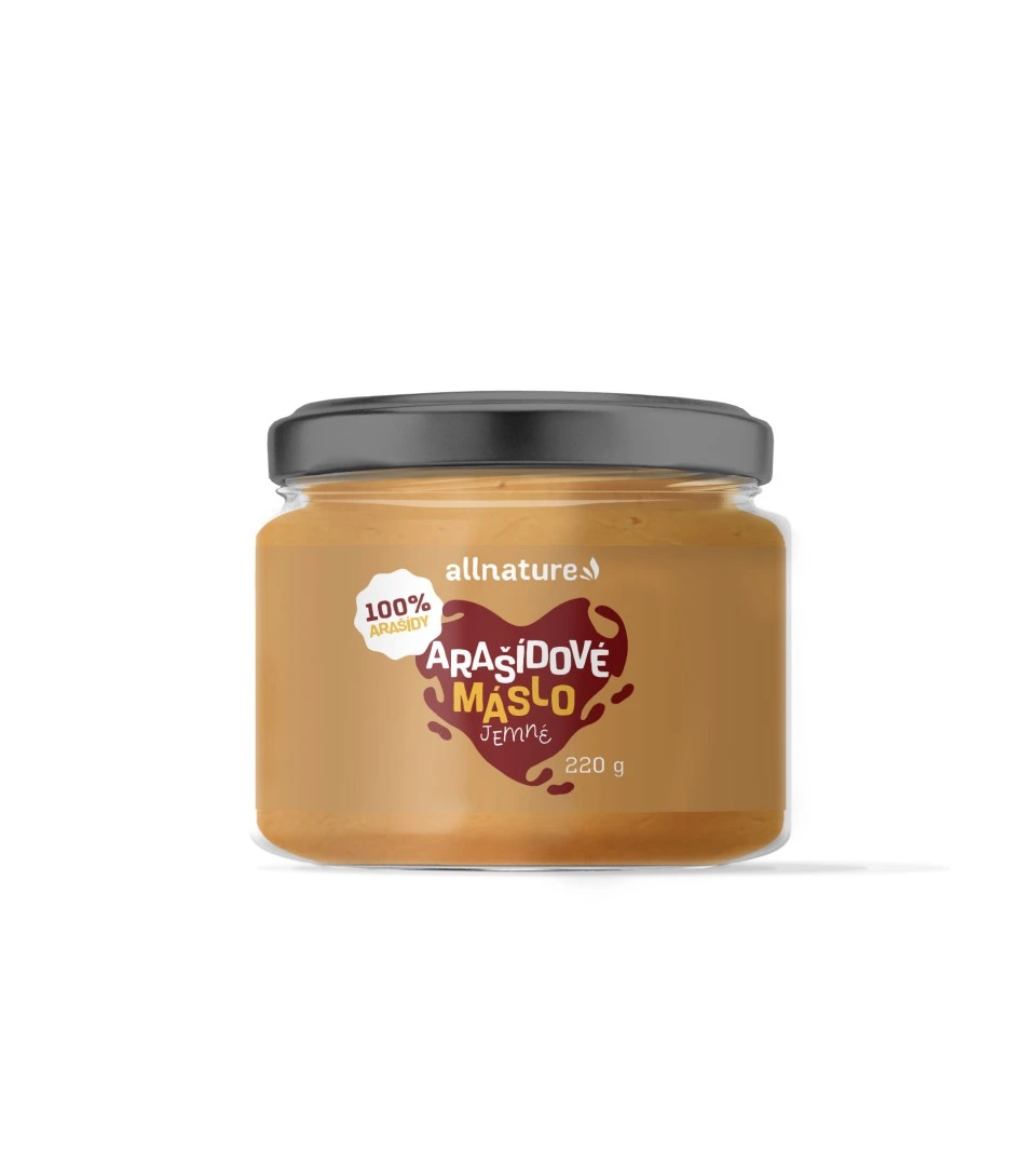 ALLNATURE Arašídový krém jemné 220 g