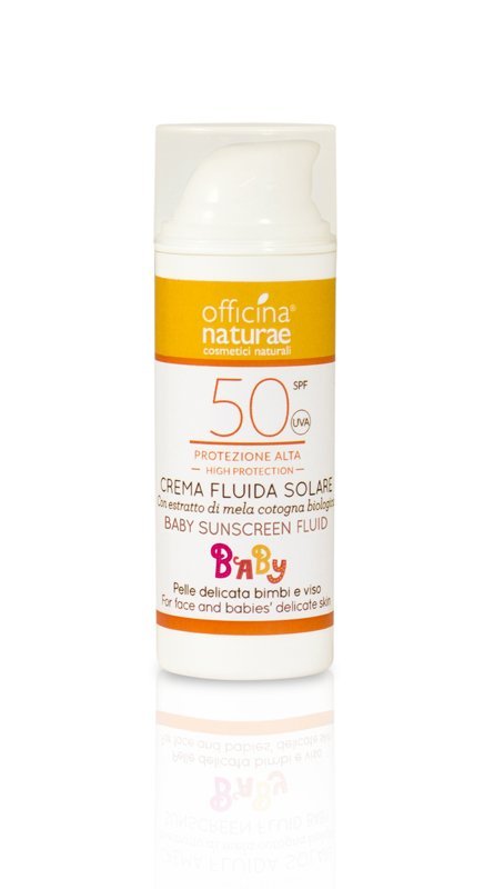 Officina Naturae Dětský opalovací krém bez vůně SPF 50 BIO (50ml)