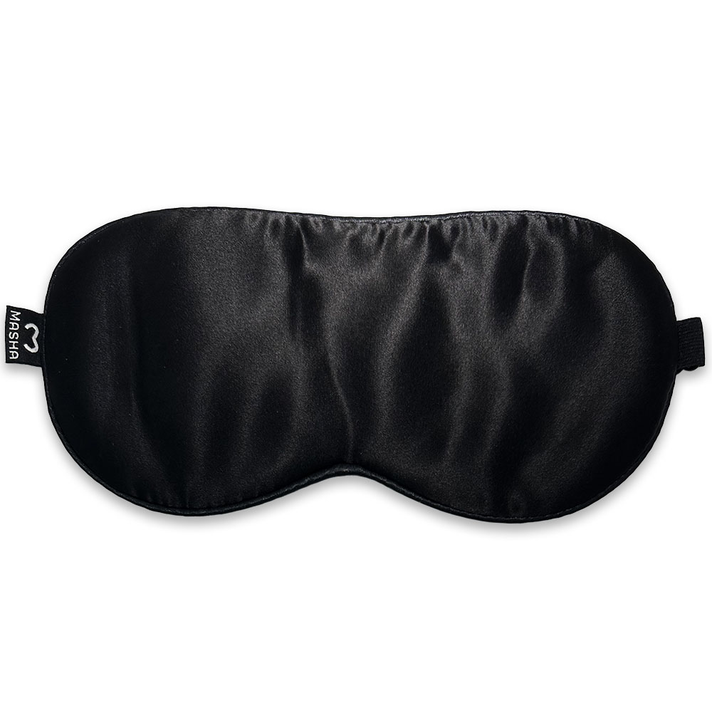 Masha Dark in here hedvábná maska na oči na spaní