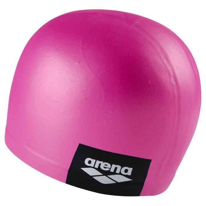 Levně Arena Logo Moulded Cap - plavecká čepice Barva: Růžová