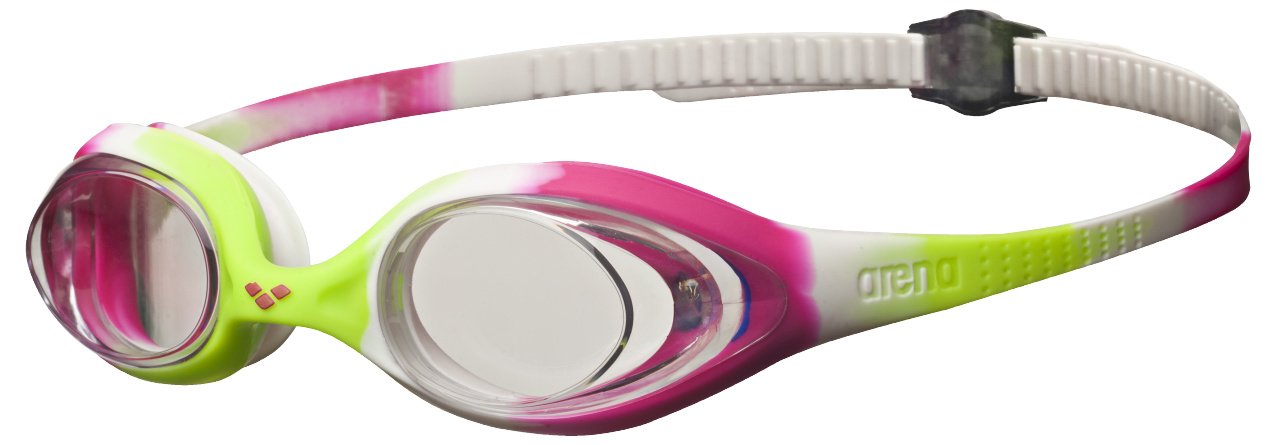 Arena Spider Junior - plavecké brýle pro děti Barva: Transparentní / zelená / růžová
