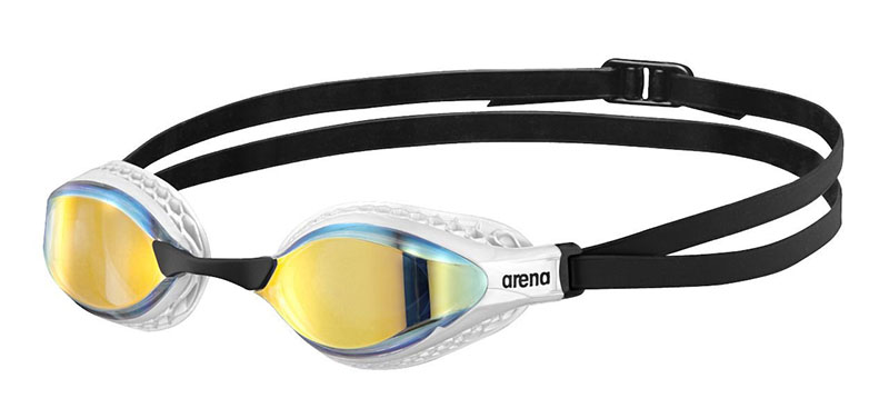 Arena Air-Speed Mirror - plavecké brýle pro dospělé Barva: Žlutá / bílá / černá