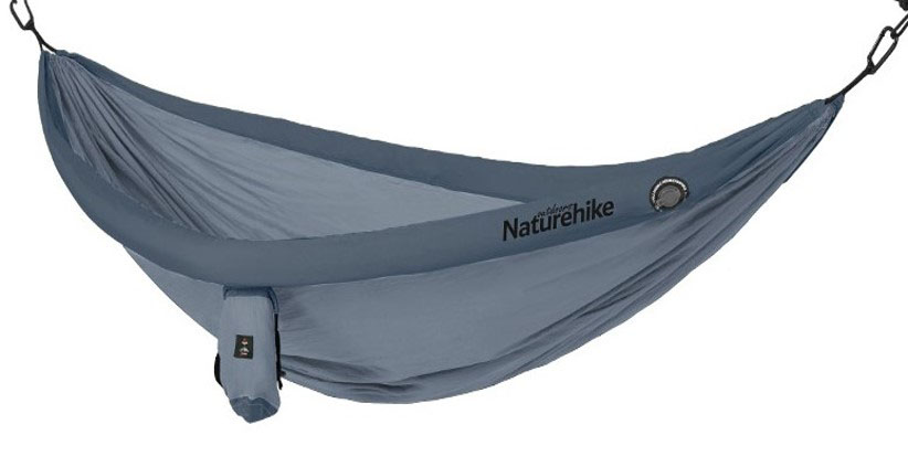 Naturehike hamaka DC-09 s nafukovacími lemy pro dva 800g Barva: Modrá