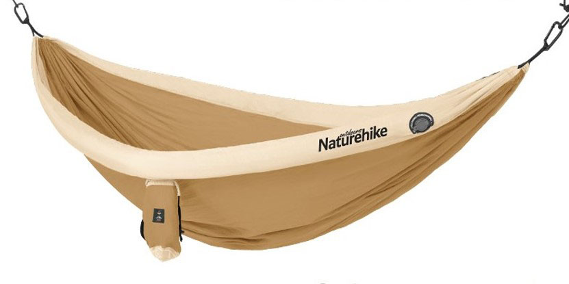 Naturehike hamaka DC-09 s nafukovacími lemy pro dva 800g Barva: Žlutá