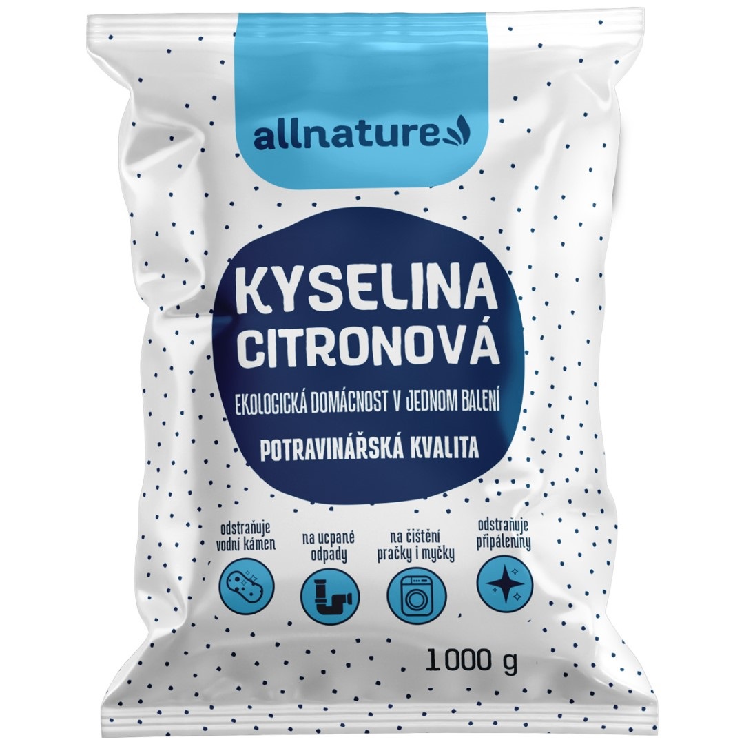 Allnature Kyselina citronová 1000g