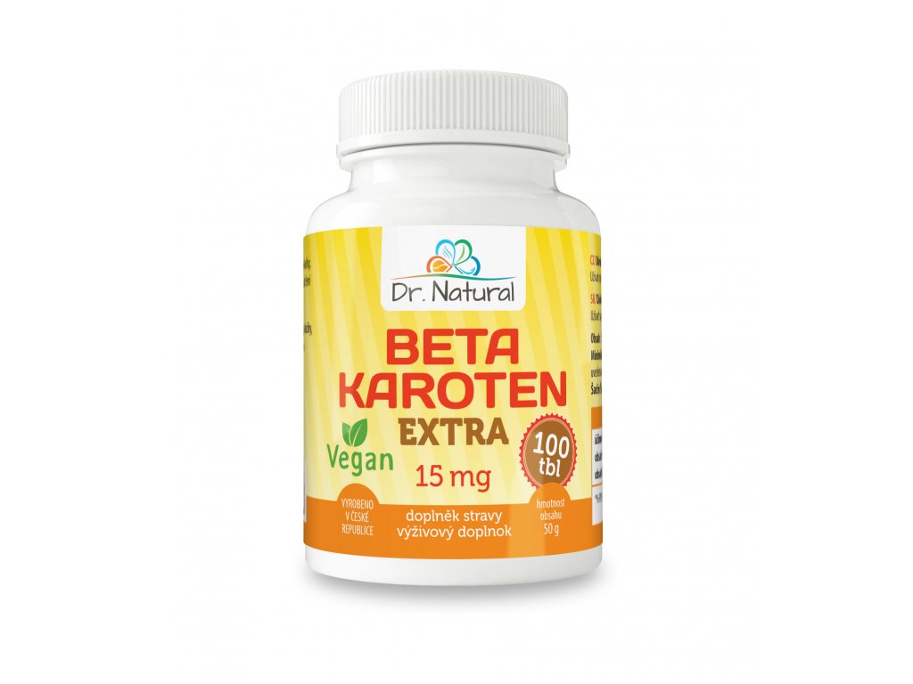 Dr. Natural Betakaroten extra 15mg. 100 tablet