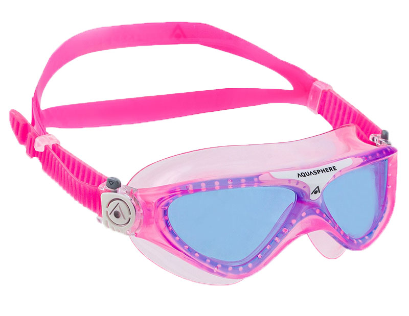 Aquaphere Vista Junior - dětské plavecké brýle Barva: Modrá / růžová / růžová