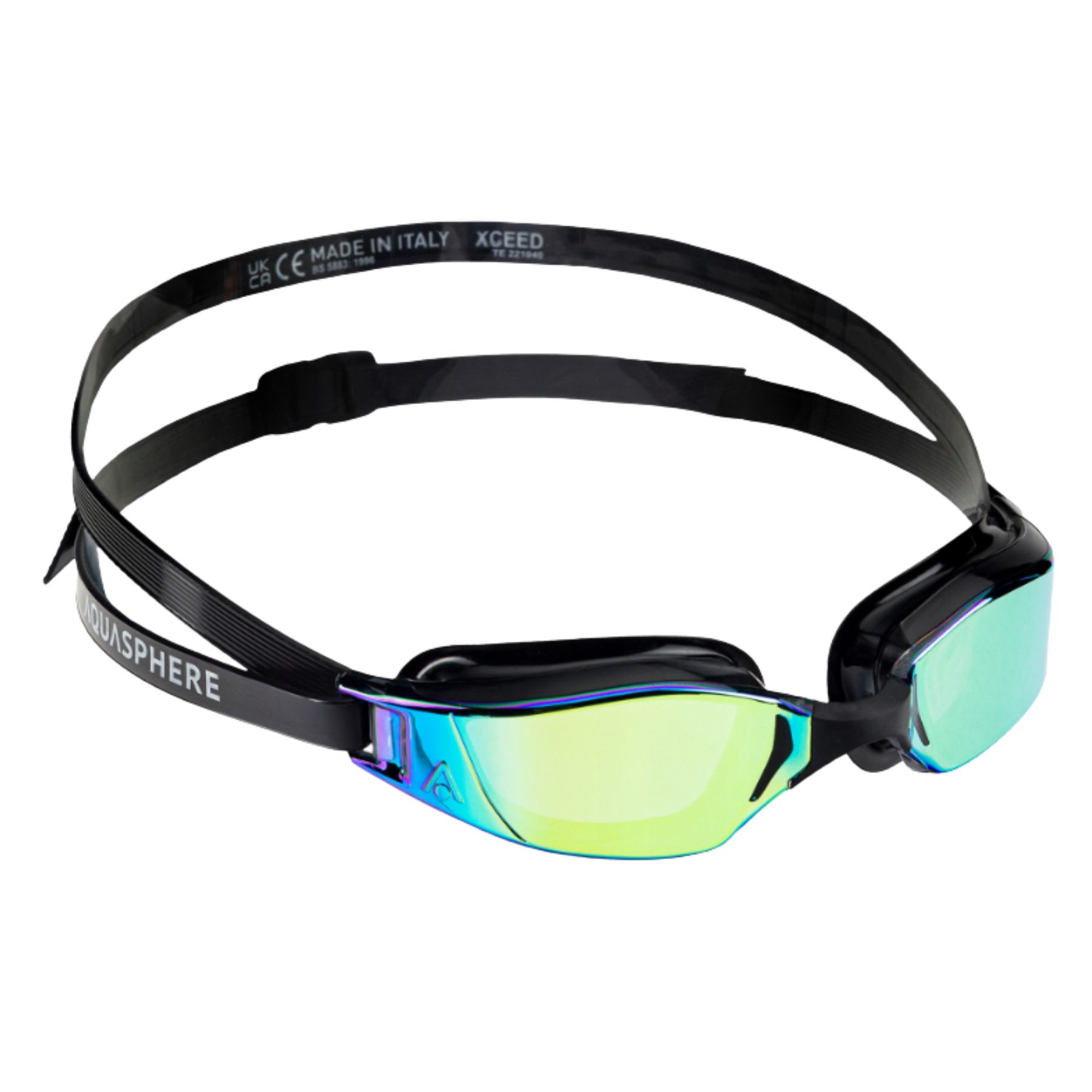 Aquasphere Xceed - plavecké brýle Barva: Žlutá zrcadlová / černá / černá