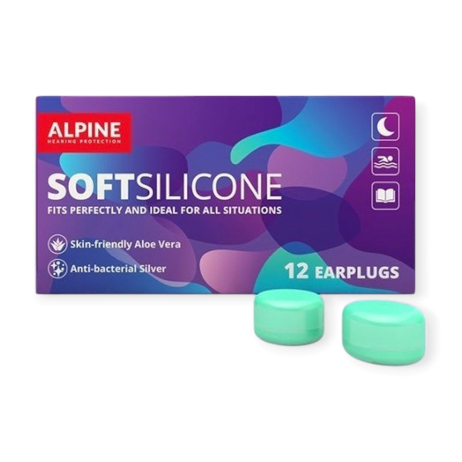 Alpine Silicone Množství v balení: 6 párů