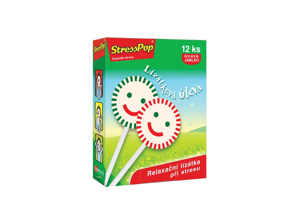 VITAHARMONY StressPop lízátka proti stresu 12 ks