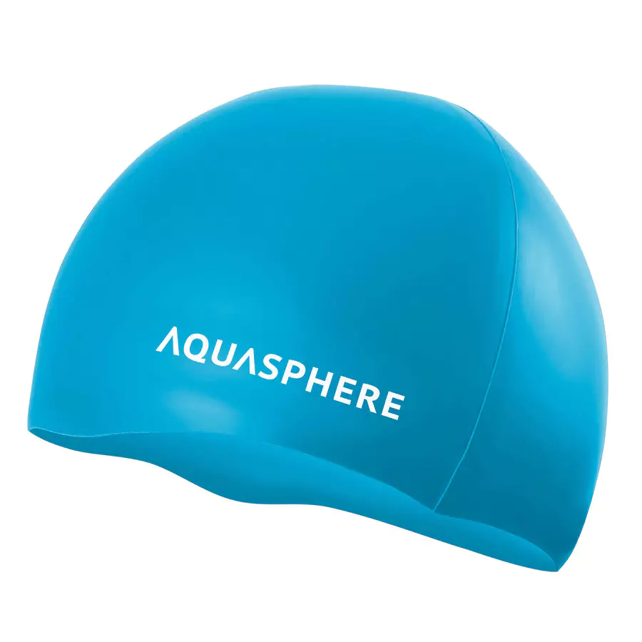 Aqua Sphere plavecká čepice PLAIN SILICONE CAP Barva: Tyrkysová (obrázek 6)